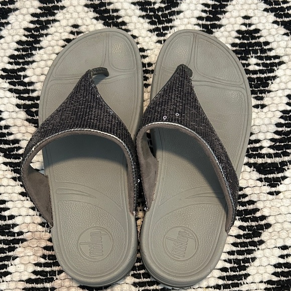 Fitflop Metallic Sandals - Picture 4 of 7